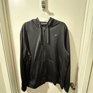 Nike Therma-Fit Full Zip Hoodie in Black